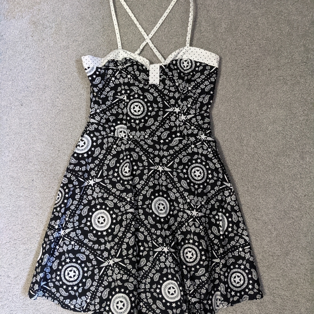 Marvel Capt America black/white dress (3 for 20)